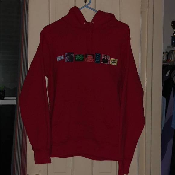 Supreme Other - Authentic Supreme Red Bless Hoodie SS ‘18